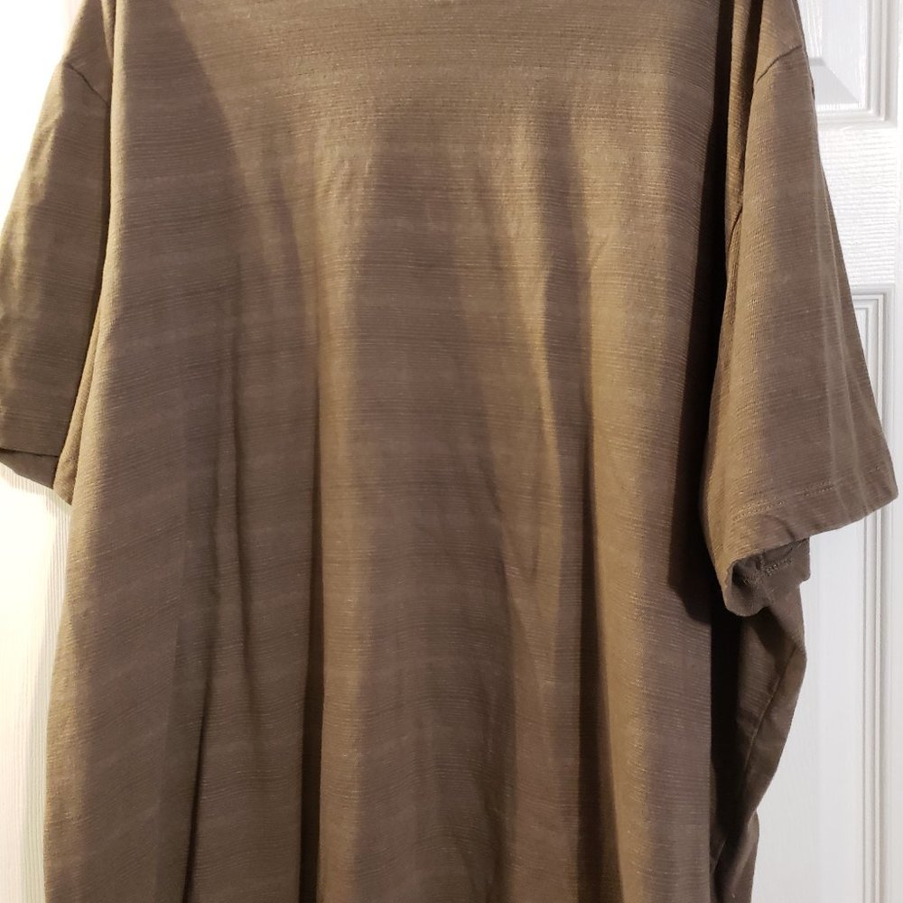 Puritan brown stripe shirt  3XL (54-56)